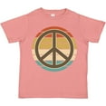 thumbnail image 3 of Inktastic Retro Peace Sign Sunset Boys or Girls Toddler T-Shirt, 3 of 5