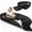 Black, variant on 71"x38"x9"Foldable Human Dog Bed,2 in 1 Flexible Giant Pet Bed for Adult 10 CM Thick Memory Foam Washable Oversize Dog Bed with Blanket,Grey