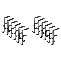 12 Pieces Christmas Stocking Holders for - Adjustable Metal Hooks Garland Hanger