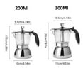 thumbnail image 2 of Clear Glass Coffee Maker with Heat-Resistant Handle for Home, Office, and Dorm Use, 2 of 8