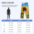 thumbnail image 5 of Haiem Sky Golden Sunflower Field B Men's Pajama Pants Ultra Lightweight Pjs Bottoms Sleepwear Bottom Pants With Pocket Drawstring-Large, 5 of 7