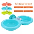 thumbnail image 4 of Hanging Dog Cat Bowls Double Purpose Bowls Pet Feeder Detachable Puppy Food Auto Water Dispenser for Cage Kennel Crate Bite,Pink,1PCS by AMAZING FASHION, 4 of 7
