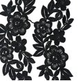 thumbnail image 1 of 2 Fleurs A 28 X 14 Cm Un Piece, Ecusson Patch Badge Apliques Fleur Thermocollant Brode Broderie Pour Vetement Jeans Veste Enfant Bebe Femme Ecuss, 1 of 5