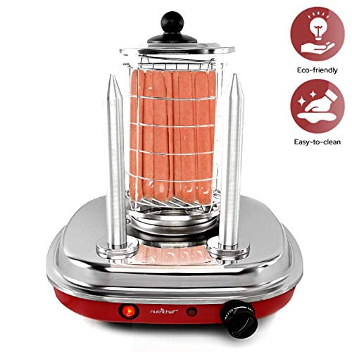 NutriChef NCHDMK2 Electric Hot Dog Machine Hot Dog Steamer and Bun