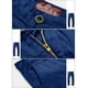thumbnail image 5 of Pantalones a juego para hombre, delgados, con parte delantera plana, casual, 38, azul, 5 of 6