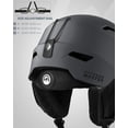 thumbnail image 4 of Juego de cascos de esquí OutdoorMaster, carcasa de policarbonato duradera para adultos, 4 of 7