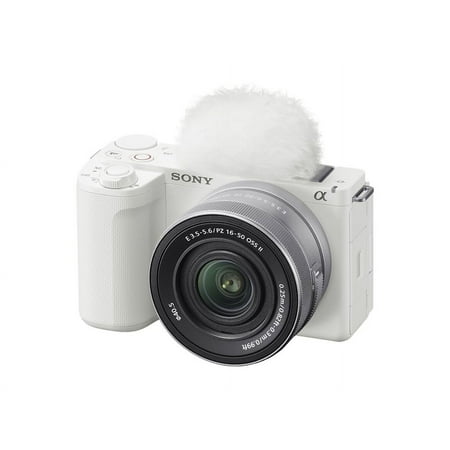Sony - Alpha ZVE10 II: APS-C Content Creators’ Camera Kit - White