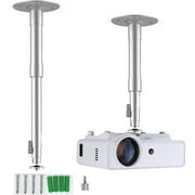 ERISAN Wall Mount & Ceiling Mount Bracket Stand, Adjustable Height Tilt/Swivel Mounting Device for Mini Projector, CCTV