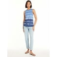 thumbnail image 2 of Time and Tru Women's Tie Dye Cotton Tank Top, Sizes S-XXXL, 2 of 5