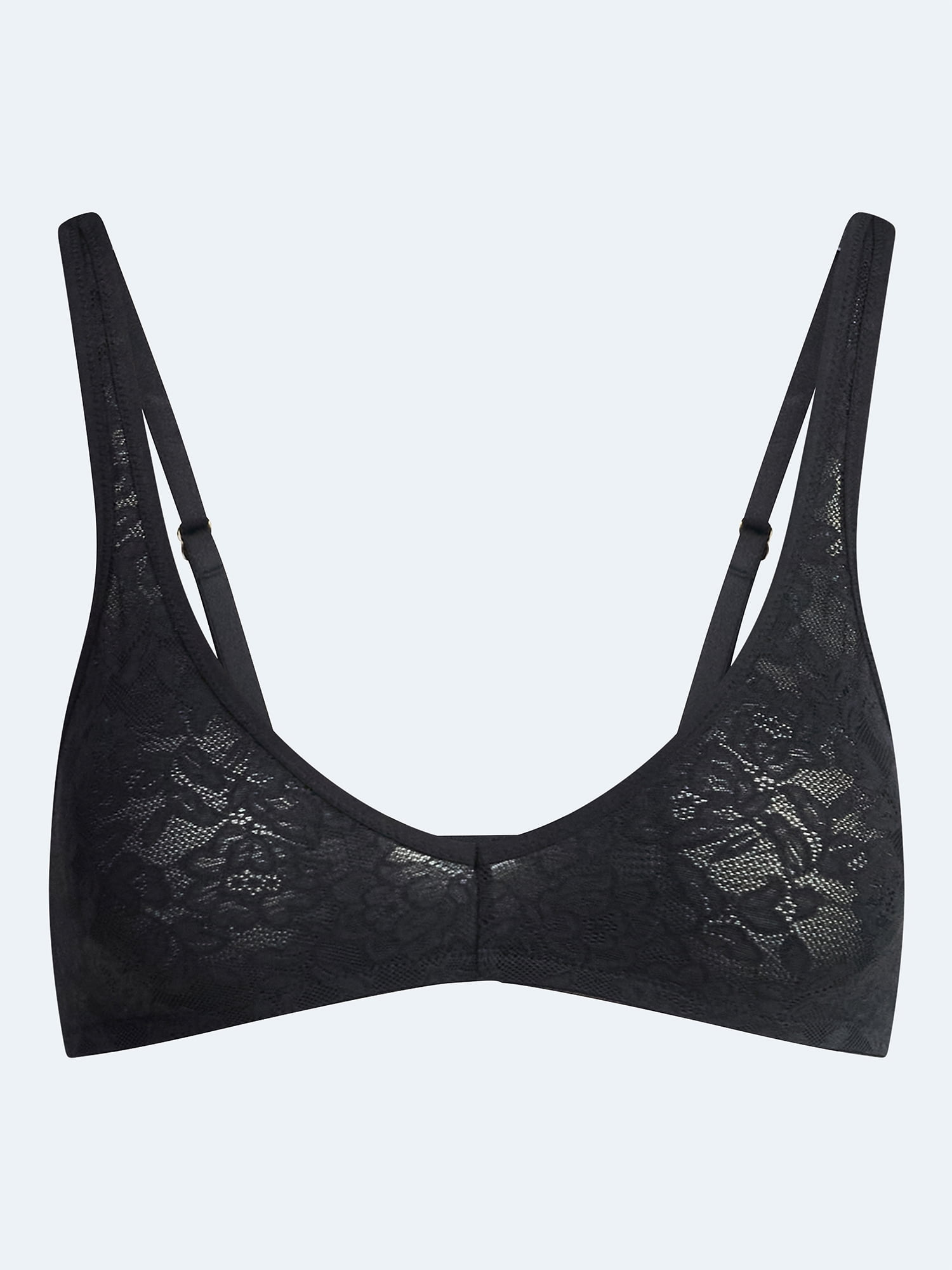 Joyspun Women's Soft Stretch Lace Bralette, Sizes XS-XXXL