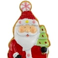 thumbnail image 4 of Northlight 7" Standing Santa Gingerbread Cookie with Christmas Tree Tabletop Decor, 4 of 8