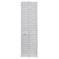 thumbnail image 3 of Spectrum SEALL36 36 x 80 in. Seabrooke PVC 2 Panel Square Hollow Core Full Louver Bifold Door, White, 3 of 5