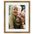 thumbnail image 4 of 17x22 Frame Gold With White Picture Mat For 17x22 Photo - Gold 19x24 Frame To Display Print or, 4 of 8