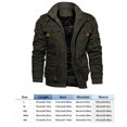 thumbnail image 5 of Chaqueta Con Capucha Y Bolsillos De Abrigo De Lana Gruesa Y Cálida De Manga Larga Para Hombre De Talla Grande Likrtyny Caballero, 5 of 5