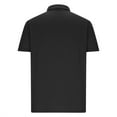 thumbnail image 3 of Tawop Polo Shirts for Men Mens Shirts Tawop Tees Short Sleeve Pockets Relaxed Zip Solid Color Mens Shirts Casual Black Size M-5XL, 3 of 6