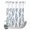 Blue White, variant on No Hook Shower Curtain, Dark Green Botanical Shower Curtains for Bathroom with See Through Top Window, Pastoral Elegant Spring Floral Waterproof & Washable Bath Curtain Stand Up Stall 36"x72"