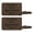 Brown, variant on ThisWear Funny Luggage Tags for Women Classic Car Theme Cruising Into Retirement 2-pack Laser Engraved Leatherette Luggage Tags Black
