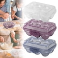 thumbnail image 2 of Portable Egg Holder for Camping Clear Plastic Egg Storage Container Shockproof Organizer for Outdoor Activities High Capacity Design,Egg Fresh-Keeping Shockproof Storage Box A,15.5*11cm, 2 of 8
