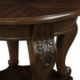 thumbnail image 6 of 22"W Farmhouse Round Side Table with Lower Shelf, Modern Mid-Century End Table, Wooden Legs Supports, Easy Assembly Coffee Table for Living Room, Small Spaces, 6 of 9