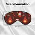 thumbnail image 4 of Disketp Fire Extinguisher Print Sleep Mask-Eye Mask for Sleeping,Comfortable & Super Soft Eye Mask with Adjustable Strap,Travel Eye Mask, 4 of 7