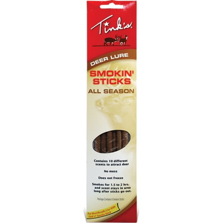 TINKS SMOKIN STICK ALL SEASON DEER ATTRACTANT 6 STICKS