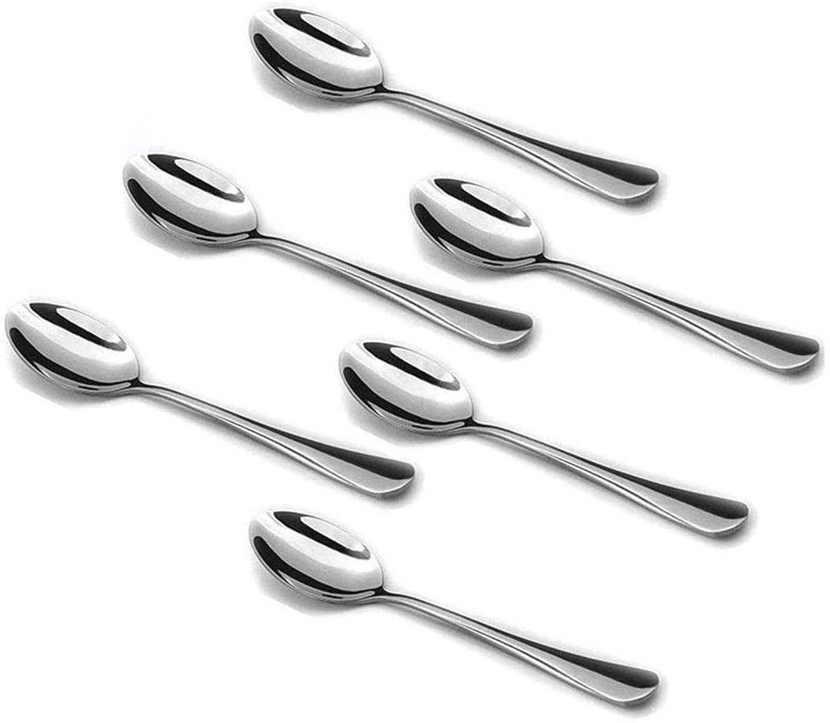 Gold 5.5-Inch Teaspoon Stainless Steel Mini Sugar Coffee Spoon Buyer Star 12 Pcs Demitasse Espresso Spoons 