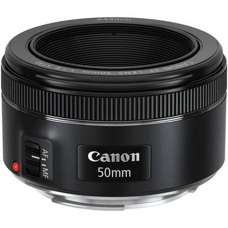 Canon EF 50mm f/1.8 STM Standard Autofocus Lens for EOS T6, T6i,T6S, SL1, 7D, 5D, 6D, (Best Lens For Canon Sl1)