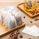 thumbnail image 2 of Paquete de 200 filtros de papel para té suelto, bolsitas de té con cordón, 2 of 5