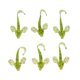 thumbnail image 5 of 6pcs Curl Tail Señuelo de plástico blando Pesca Cebos artificiales Señuelos Verde shamjiam Señuelos de gusano Grub, 5 of 6