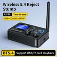 thumbnail image 6 of 20M Bluetooth 5.4 Audio Adapter (RX/TX Mode) - Wireless for Speaker/Microphone, Supports AUX/RCA/Coaxial, Ultra-Portable for Flights, 6 of 15
