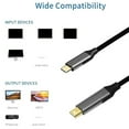 thumbnail image 4 of PatungKu 6FT Type-C(Thunderbolt 3) to DP Expand Cord 4K @60Hz USB C to Cable, 4 of 12