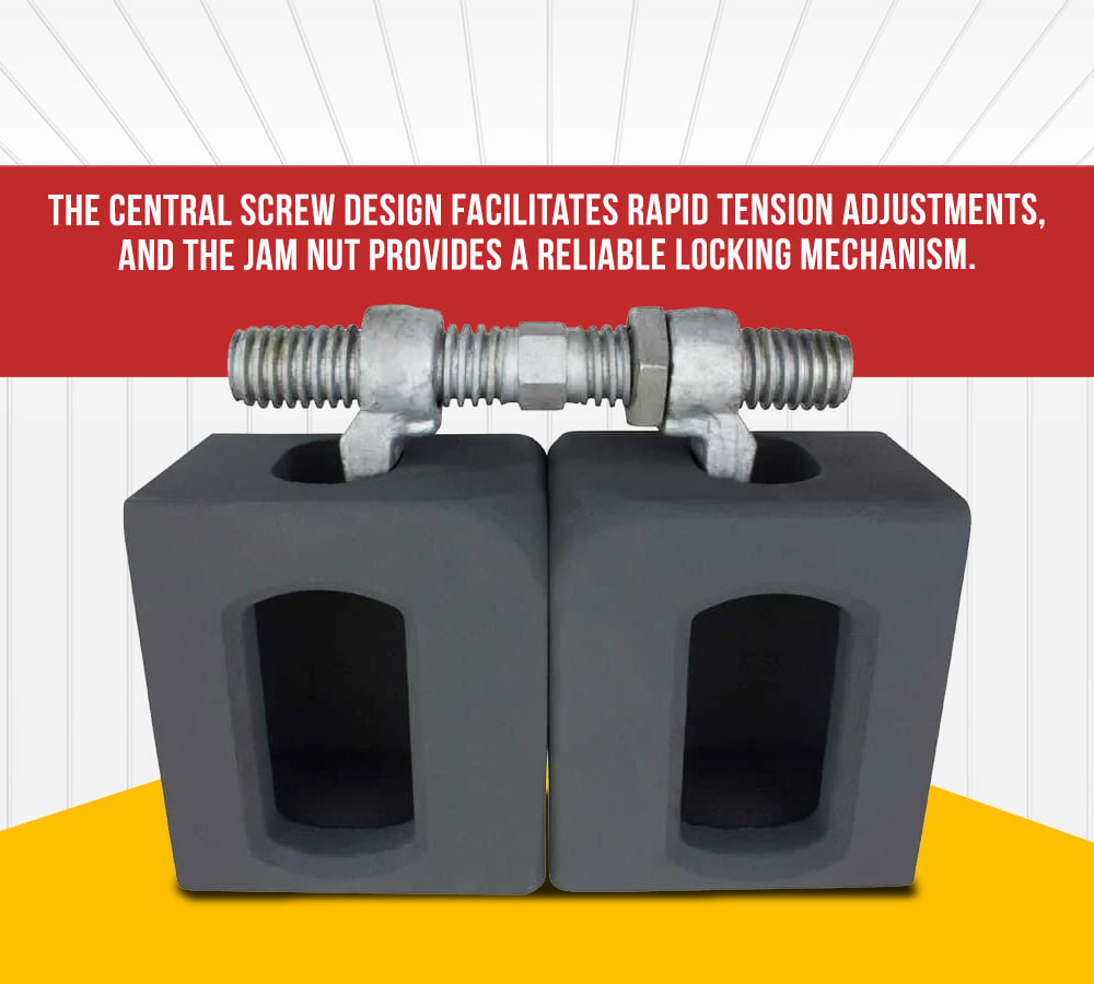 thumbnail image 2 of SEA RAIL Shipping Container Bridge Fittings Clamp- 260 mm Clamp, Brand New, 2 of 9