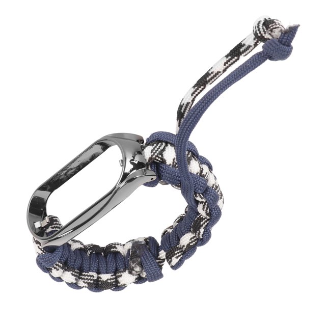 Pulsera de bucle trenzado para Mi Band, pulsera trenzada elástica 2 en 1, pulsera trenzada de repuesto meticulosamente diseñada