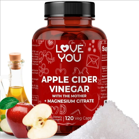 Love You Apple Cider Vinegar (with The Mother)   Magnesium Citrate