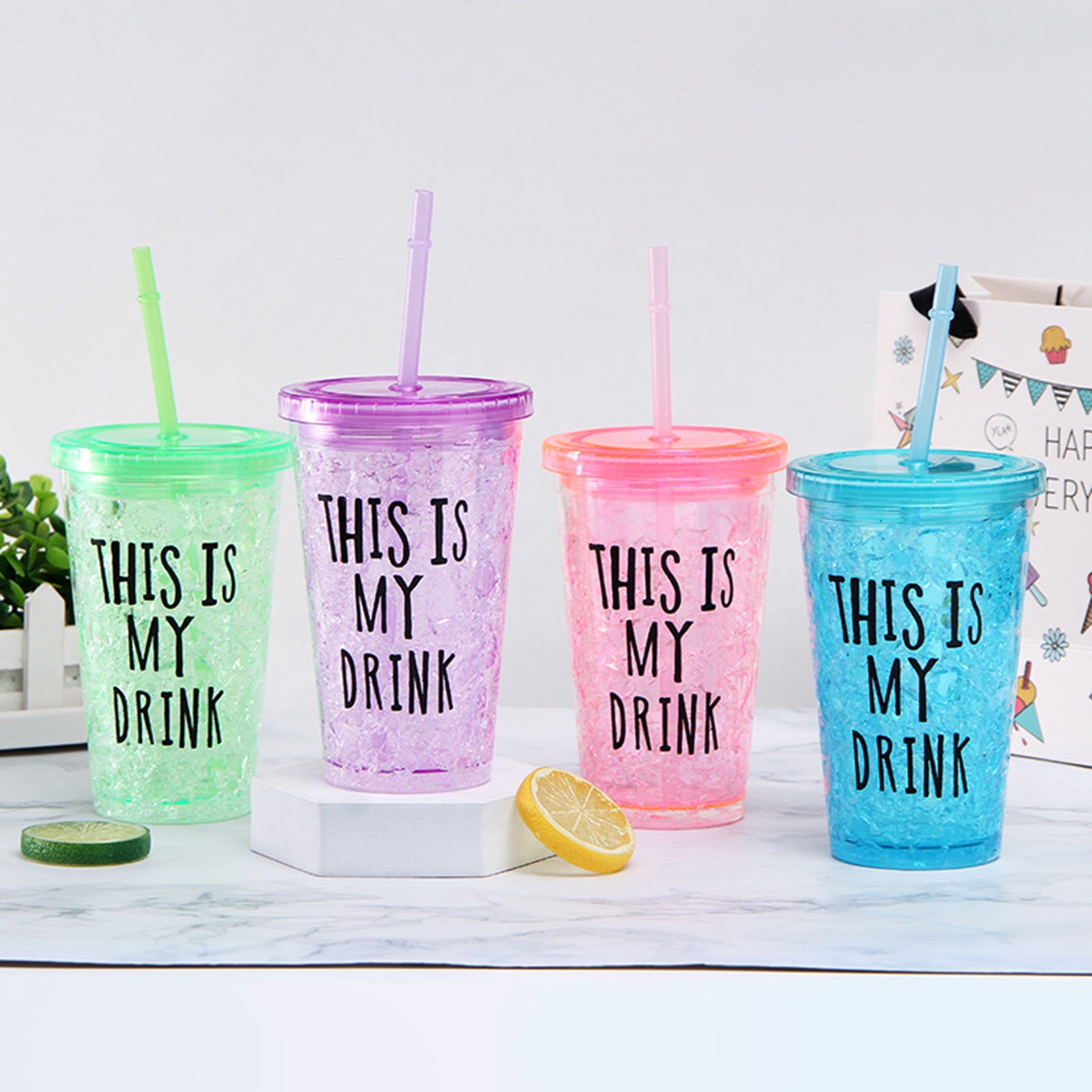 Travelwant 420ml Sequin Travel Coffee Mug Tumblers with Lids Straws - Kids  Tumblers Reusable Plastic Cold Cups with Flip Lid, Insulated Tumbler Cup,  Funny Mug for Kids Men Women 