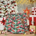 thumbnail image 6 of Naloa Palm Leaves Flamingo Drawstring Christmas Bags, 3D Xmas Gift Bags, Christmas Wrapping Bags, Xmas Goodie Bags, Treat Pouch Bags, Party Favor Bags-Medium, 6 of 9