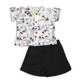 thumbnail image 4 of Snopea Baby Infant Newborn Boys Cotton Short Set 24057-6Months (CAR PRINT MULTI), 4 of 25