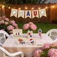 thumbnail image 6 of Patriotic Wooden Americanas Decor, 4th of July Independence Day Tabletop Signs, USA Flag Themed Home Ornament, Memorial Day Mantel Shelf Decor, Wooden Craft Set, 6 of 6