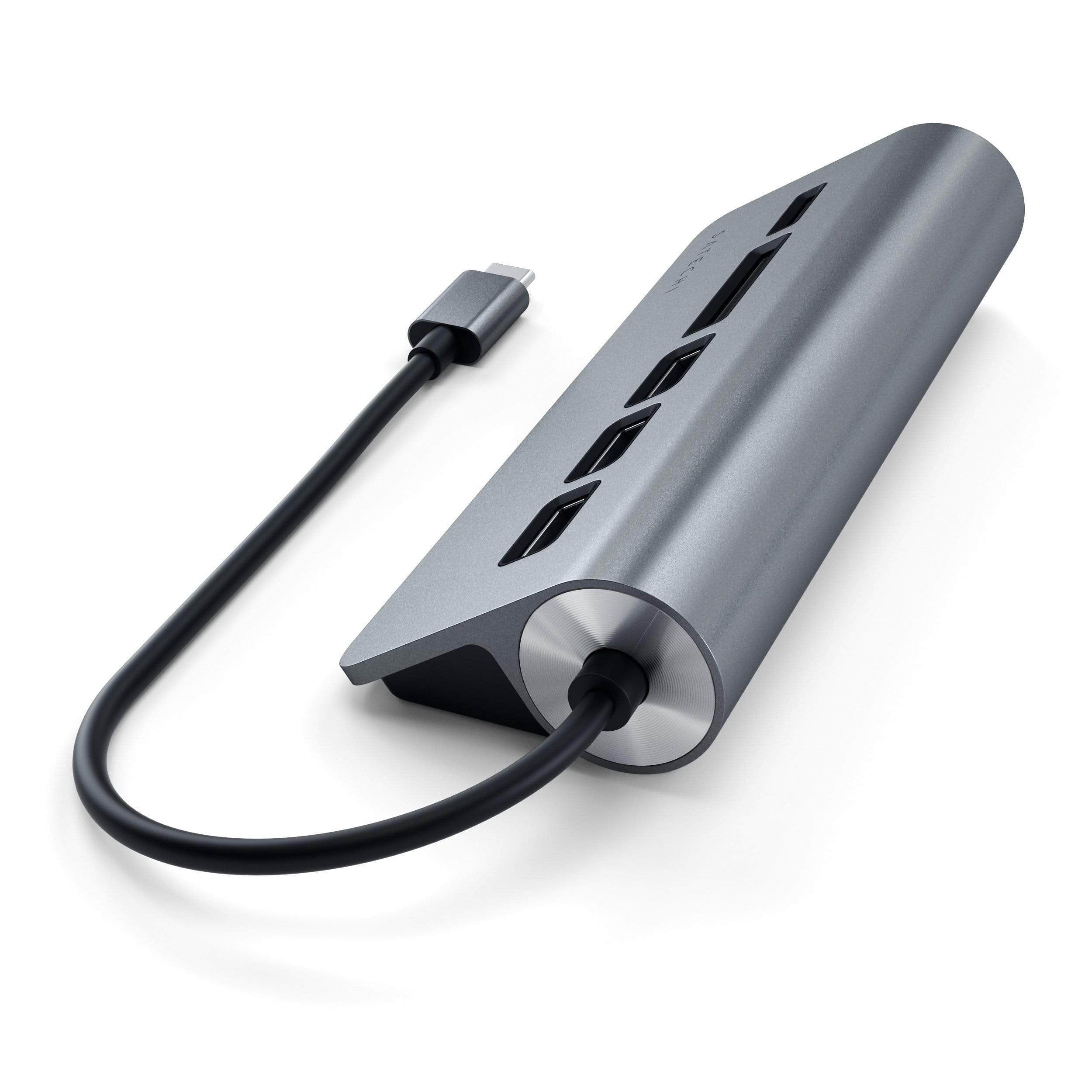 Satechi 5-In-1 USB Type-C Combo Hub for Desktop, Space Gray