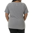 thumbnail image 2 of Women's Plus Size Shirred Tee, 2 of 5