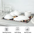 thumbnail image 7 of Yayeee Dish Drying Mat for Kitchen Counter 16"x18" Microfiber Absorbent Pad, Beige Geometric, 7 of 7