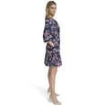 thumbnail image 3 of Falling Flowers Women's Blouson Tiered Dress, Sizes XS-XL, 3 of 6