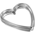 thumbnail image 3 of Amosfun 20pcs Heart Wire Wreath Form Macrame Rings Heart Wire Frame Christmas Wreath DIY Rings Dream Catcher Hoops Crafts Supply, 3 of 8