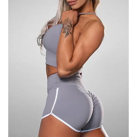 

Afternoon Dream Fitness Set / Women Gym Wear / Gym Shorts & Bra