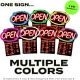 thumbnail image 4 of Newon 19" x 25" LED Open Sign – Programmable Business Hours, 7 Boarder Colors PLUS 7 Animation Effects & Ultra-Bright Multi-Color Neon Lights – High Visibility Display for Business, Restaurant, Bar, 4 of 8