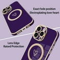 thumbnail image 3 of Magnetic Case for iPhone 13 Pro Max Phone Case for Women, Cute Love Heart Soft Magsafe Case, Raised Full Camera Lens Protection for iPhone 13 Pro Max Phone Case Magsafe (6.7")- White, 3 of 13