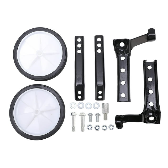 Roues Stabilisatrices de Vélo, Roues Stabilisatrices Robustes Réglables Capacité de Charge 100 kg Stables pour Débutants Noir