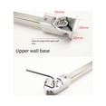 thumbnail image 3 of Bewildely Soporte de montaje ajustable para puerta de vidrio, ideal para baños de hoteles, soporte de montaje para puerta de ducha, varilla de Accesorios de baño 40cm, 3 of 6