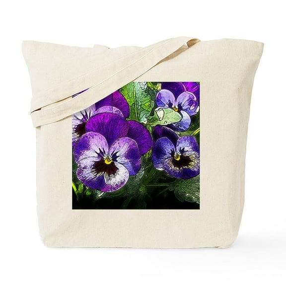 CafePress - Pansy20160301 Tote Bag - Unisex Canvas Tote Bag, Beige, 1-Piece