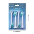 thumbnail image 4 of Adecuado para Cabezales Cepillo Dientes Eléctrico Philips/Philips Hx6730/hx3216/hx3226/hx6511HX9362 (HX6014 Limpieza Estándar Diaria 4 Piezas), 4 of 5